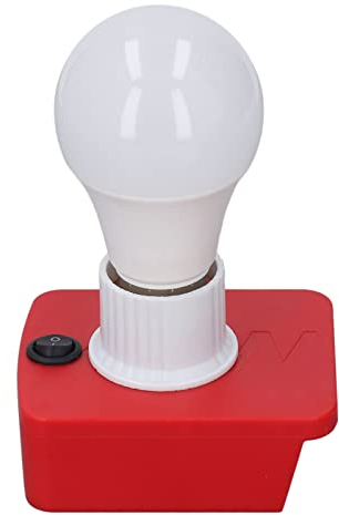 LED-Lampe, LED-Arbeitsleuchte, Tragbarer E27-Bubble-Band-Batterieadapter für M18 18-V-Lithiumbatterie, LED-Lampen