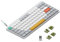 nuphy Air75 V2 Wireless Mechanical Keyboard, 84 Keys RGB Hot-Swap Keyboard, Supports Bluetooth 5.1, 2.4G and Wired Connection C for PC/Laptop/Windows/MacWhite Gateron Moss Switch