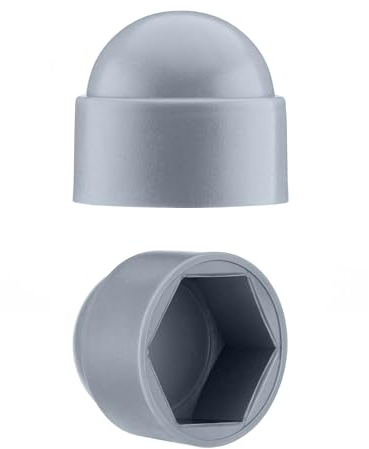 EMFA capuchons de protection hexagonaux M10 pour clé de 17 Gris 100 pcs.