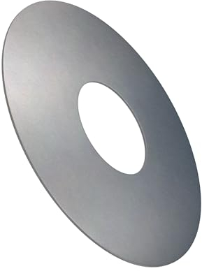 ELITE BBQ 50er Feuerplatte 5mm (48,5cm) Feuerring Grillplatte Stahlplatte rund Griddleplatte für Feuertonne Stahlfass für Weber Napoleon Grill Kugelgrill Teppanyaki Platte
