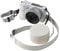 VOVMOEYA Protective Camera Case Kit for Sony ZV-E10 II Mirrorless Camera,for Sony ZVE10II Half Case ZV-E10II Camera Cover with 16-50MM Front Lens Cap with Shoulder Strap-White