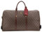 GUESS Pisa Double Zip Weekender Brown/Ochre/Burgundy