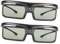 Vvikizy 2Pcs 3D Glasses, Rechargeable Active Shutter 3D Glasses, DLP Link 3D Glasses Fit for LTV-2500 3000 Pro 3500 Pro 3D Projectors