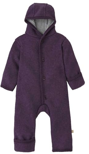 Disana WALK-OVERALL Baby & Kinder - 100% Bio-Merino, Wollwalk – atmungsaktiv & angenehm wärmend - unisex Gr. 50 – 104 – nachhaltig & fair – mit Umschlagbündchen - made in Germany