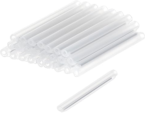 BENECREAT 300 Tube Thermorétractable en PVC Transparent Manchon de Protection D'Épissure par Fusion de 41mm Protecteur D'Épissure Thermorétractable pour Fibre (Diamètre 3.5mm)