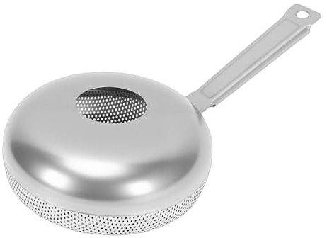 Cocoarm Tostador de café Manual, Práctico Tostador de Granos de café de Acero Inoxidable para un Tostado Uniforme, Ideal para Amantes del y la Cafetería en Casa