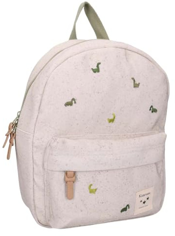Kidzroom Rucksack Dinosaurier - Kinderrucksack mit Dino-Print und Namensschild