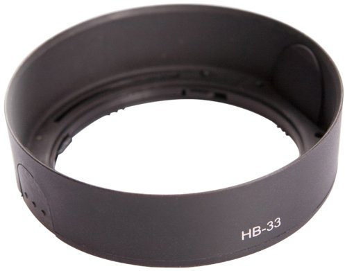 Phottix HB-33 Pare-Soleil pour Nikon 18–55 mm Lens, Noir