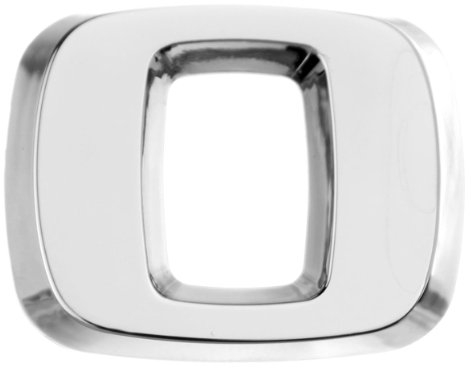 Luxbling Auto Chrom 3D Buchstabe - Silber - O