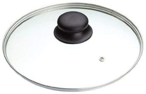 Vented Frying Pan Saucepan Glass Lid Cover - 30 Cm