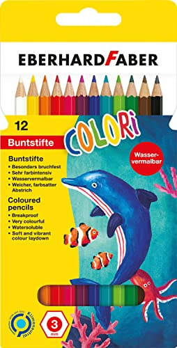 EBERHARD FABER 516012 Aquarellstift, 12er Kartonetui