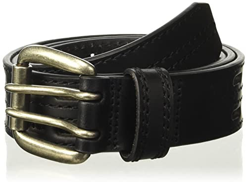 Nocona Men's Work Black Double Hole, 32