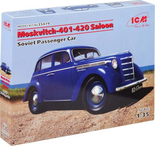 ICM 1:35 - Moskvitch-401-420 Saloon, Soviet Passenger Car