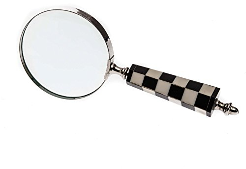 Lupe Leselupe Lesehilfe im antik Stil in Perlmutt Optik Larp Vergrößerungsglas