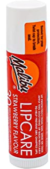 Malibu Lipbalm with SPF30, Strawberry 4 ml