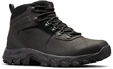 Columbia Newton Ridge Plus II WP wasserdichte Wanderstiefel für Herren, Schwarz (Black x Black), 47 EU