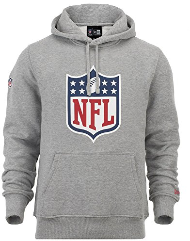 New Era NFL Team Logo Heather Grey Hoody - L