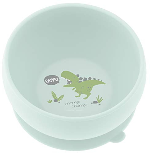 Stephen Joseph, Silicone Baby Bowls, Suction Bowl, Stay Put Suction Bowl, First Stage Self Feeding, Dino