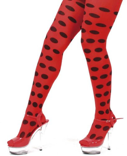 Strumpfhose, Biene oder Marienkäfer für Erwachsene, Kostümzubehör, Bienchen Käfer, Ideal für Karneval