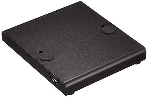 SilverStone Technology 71090 Technology SST-PTS01B - Externes USB 3 Super-Speed Intel-NUC Festplatten-Gehäuse für 9,5 mm dicke 2,5 SATA-III-HDDs oder SSDs, kompatibel mit allen VESA-fähigen Monitoren, schwarz