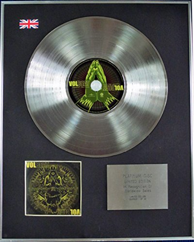 Century Music Awards Volbeat – Limitierte Auflage Platin-CD – Beyond Hell/Above Heaven
