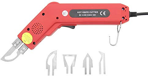 Huanyu Heißschneider 100W Styroporschneider 50-500°C Heißmesser 5s Elektrisches Heißschneidegerät zum Durchschneiden von Stoff/Gummi/Seil/Kunststoff/Acryl (220V, 4 in 1)