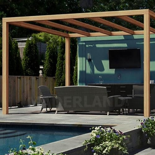 Santander Maderland Pergola en bois 400 x 500 cm