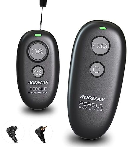 Camera Remote Control Wireless Shutter for Canon EOS RP, R6, ROS RP, Rebel T6, T7, T5, T3, SL2, 5D Mark II, 5d Mark iii, 5d Mark iv, 6D Mark II, 7d Mark ii, 7D Series, 5D Series; for Fujifilm X-T3
