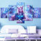 IGZAKER KDA All Out Ahri Leinwand Malerei LOL Spiel Poster Sexy Mädchen Wandkunst Bild Home Decor Spiel Figur 30x40 30x60 30x80cm (kein Rahmen)
