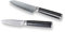 ECHTWERK 2-teiliges Damaszener Messer Set, Santokumesser ca. 13cm/Schälmesser ca. 8cm, Küchenmesser, japanisches Messer, Gemüsemesser, Damaststahl, Messergriffe aus Pakka-Holz, Inkl. Aufbewahrungsbox, Silber