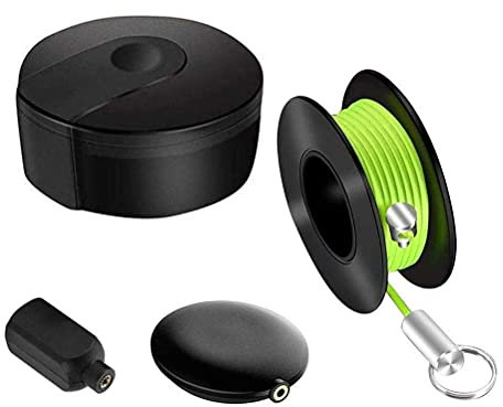 Miokycl Magnetic Cable Puller, Magnetic Wire Puller Guide System, Silver, PVC Handle, Modern Style