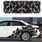 vitihipsy 1 Stücke Dreieck Auto Aufkleber Universal Glossy Auto Aufkleber Dreieck Grafiken Aufkleber Aufkleber für Auto Seitenkarosserie, DIY Auto Karosserie Aufkleber