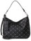 Lazarotti Palermo Schultertasche Damen | Beuteltasche mit abnehmbaren Trägern| mittelgroße Hobo Bag 32 cm