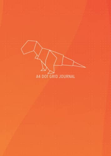 A4 Dot Grid Journal: A4 Dotted Bullet Journal 100 Pages : 5mm Dot Grid Notebook : Dotted Notebook Bullet Journal Numbered Pages Orange SoftCover : for ... Office, Travelers : Dot Bullet Journal A4