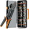 SOMELINE Crimpzange Kabelschuhe Set, Kabelschuhzange 0,5-16 mm², Ringkabelschuhe Verzinnte Bolzenloch Kupferklemmen, Krimpzange - Presszange - Quetschzange - Crimp Zange - Elektrowerkzeug Set