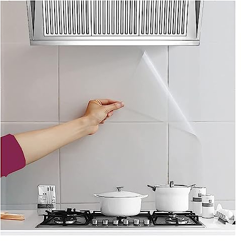 SYFXZZDS Claro Pegajoso Rollo Plástico Trasero Impermeable Resistente Al Calor Papel Pintado Autoadhesivo para Armario, Familiar, Cocina (Size : 152x500cm)