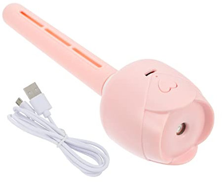 MUCKLILY Humidificador De Niebla Fina Portátil Usb Difusor De Aire Elegante y Compacto Para Botella De Agua Recargable Para Coche Oficina y Hogar Rosa Estándar