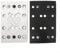 130 x 80 mm Schleifpad, Ersatz-Polierscheibe, Schleifplatte, Schleifplatte, Elektrowerkzeug, Ersatzplatte für RTS 400 REQ