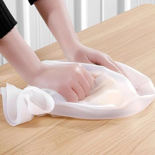 Borsa Per Impastare In Silicone, Borsa Per Impastare Riutilizzabile Borsa Per Conservazione Della Miscelazione Della Farina Impastatrice Multifunzionale Per Pane, Pasticceria (S 1600ML)