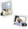 QWORK® 2 Pièces Cadres Photo 15 x 20 cm, Cadres Photo en Verre, Cadres Photo à Double Usage, pour Mariages, Anniversaires