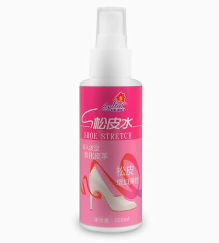Allisway Spray Allarga Scarpe, Allarga Scarpe Donna, Leather Softner, Adatto per Ammorbidire Pelle, Pelle Scamosciata, Vernice, Allevia Il Digrignamento dei Piedi, Elimina I Punti di Pressione, 100 Ml