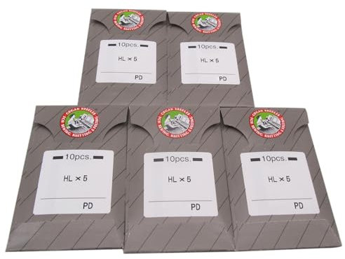 50 Stück Flachschaft Quilting/Jeans Organ HLX5PD schwere Sticknadeln aus Titan in ckpsms Kunststoffbox, kompatibel mit / Ersatz für Juki Marke TL98E TL98Q Brother, Marke PQ-1500 (Nadelstärke: 12/80)