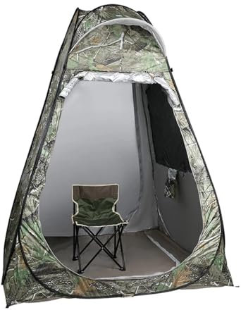 SHBHWS Angelzelt for 1 Person, regenfest, Sonnenschutz, Doppeltüren, 2 Fenster, Pop-Up, schnell öffnend, 150 x 150 x 190 cm