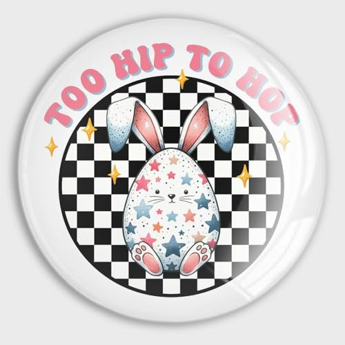 Kleine Magnete für Kühlschrank/Glas, Too Hip to Hop, runde Kühlschrankmagnete, magnetische Aufkleber für Kühlschrank, Urlaub, Briefkasten, Garagentor, Schule, Dekoration, Reise-Souvenirs