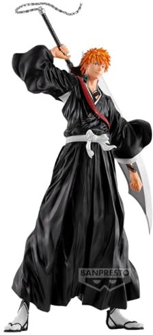 Banpresto Kurosaki Ichigo Bleach Actionfigur, 32 cm, BP29881P, Mehrfarbig, Sammlerfigur, ideal für Anime-Bleach-Fans