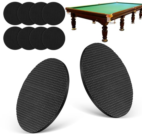 SHINEOFI Lot de 12 Cales De Pieds De Table De Billard Niveleur De Table Réglable pour Sols Inégaux Micro-Ajustement pour Mobilier Lourds 8.50 X 8.50 X 0.50 cm