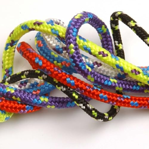 Kingfisher Evolution Performance Polyester Dinghy Rope 5mm x 5m Sailing Line, 16 Plait Braided Marine Rope with Polyester Core, Low Stretch Control Line for Sheets and Rigging (Blue)
