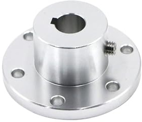 5/6/8/10/12/14/15/16/18 mm Flanschverbindungskupplung mit Keilnut, omnidirektionale Rad-Mecanum-Kupplung(18mm keyway)