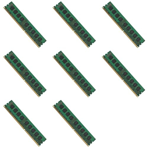 Vjsujehgy 8X 4GB 2RX8 PC3-10600E 1,5 V DDR3 1333 MHz RAM di Memoria ECC Buffer per Server Workstation (4G)