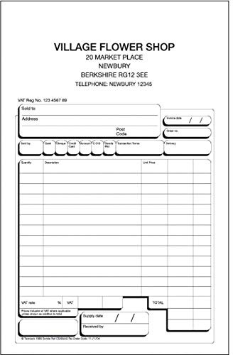 Rexel Twinlock Scribe 855 Sales Receipt 2 Part Refill, White (Pack of 100)